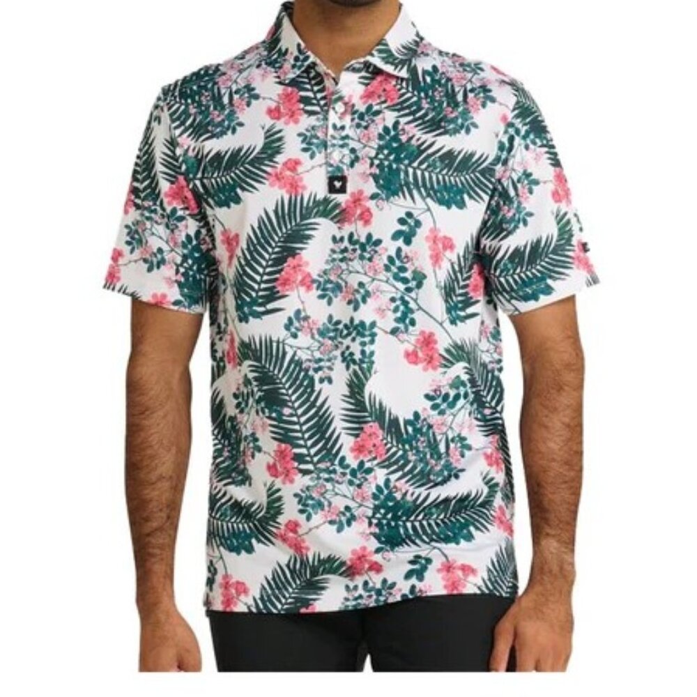 Bad Birdie The Arborist Pique Golf Polo NWOT Sz M